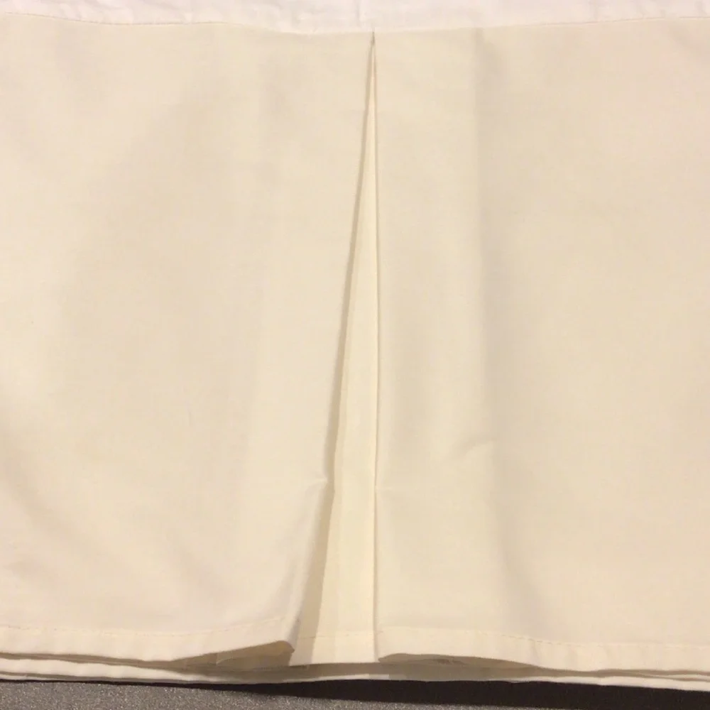 Cream Twin Bed Skirt